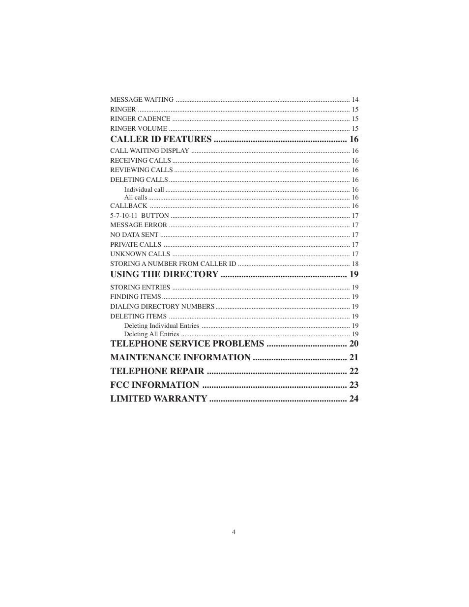 Cortelco 2730 User Manual | Page 4 / 24