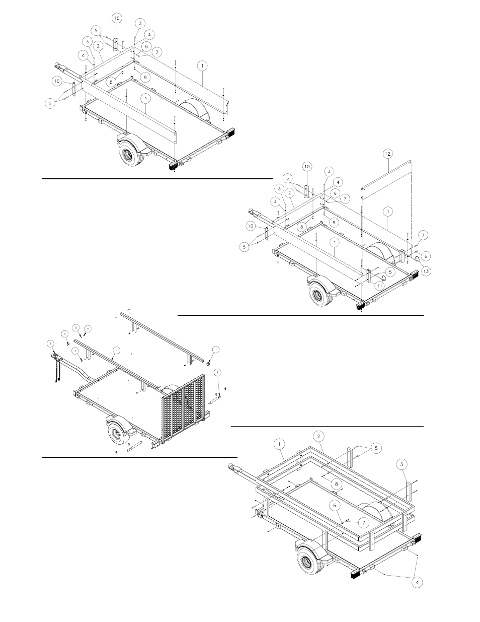 Optional side rail ssbk1174 side rail tube kit | ShoreLand'r BK1400U User Manual | Page 4 / 4