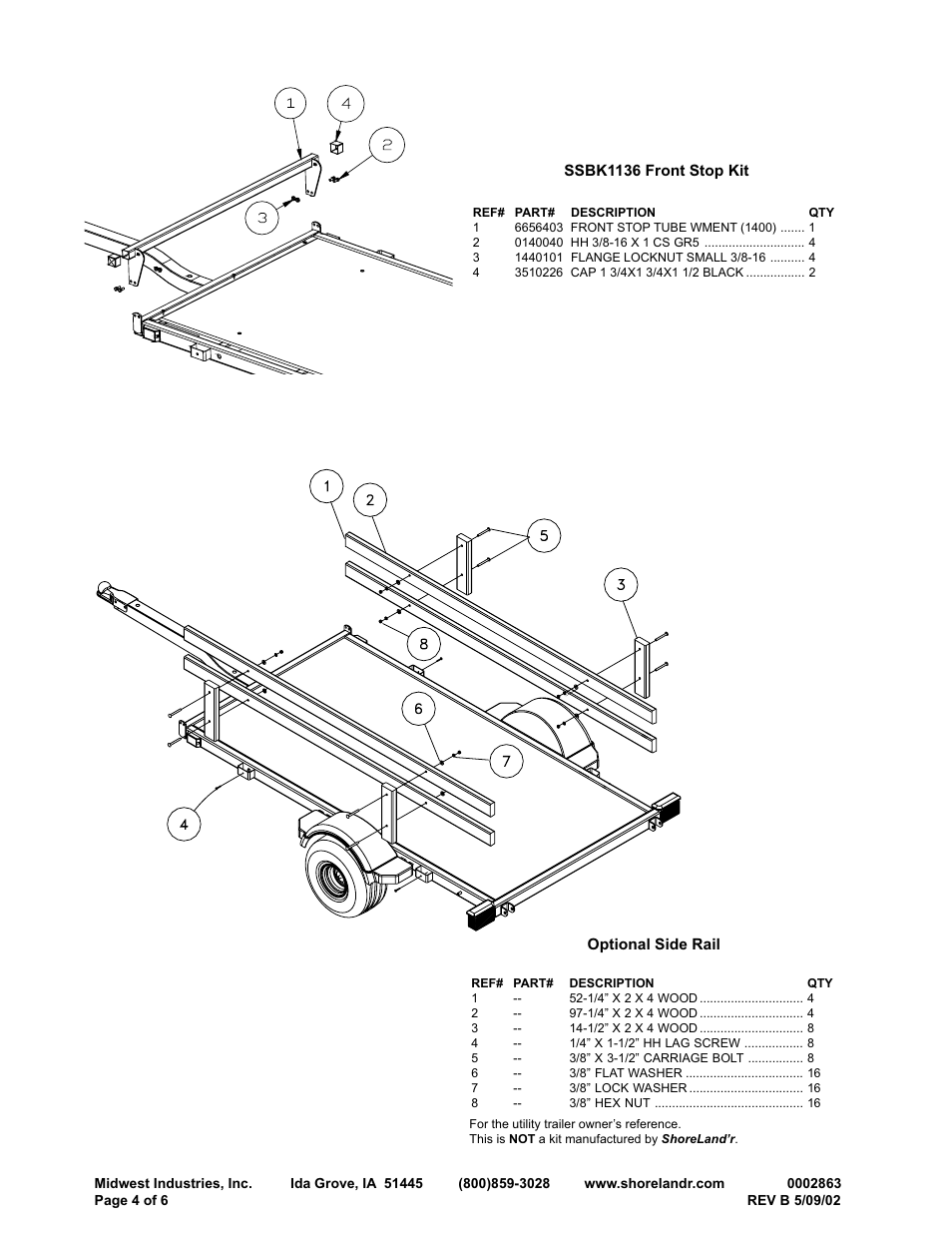 ShoreLand'r BK1400UR User Manual | Page 4 / 6