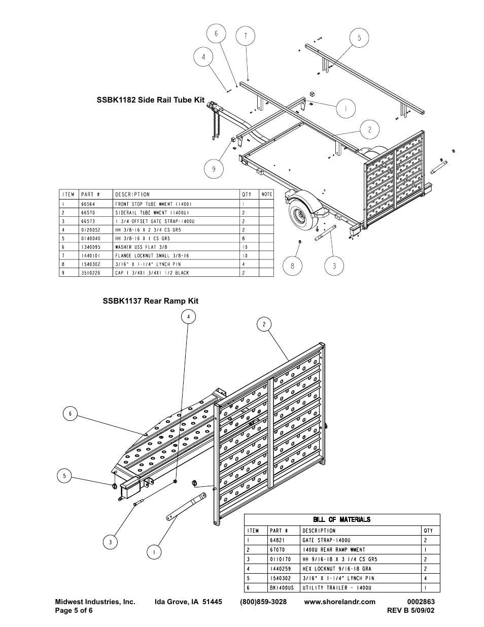 ShoreLand'r BK1400UR User Manual | Page 5 / 6