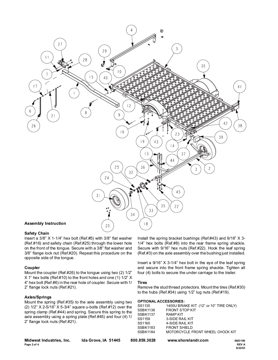 ShoreLand'r BK1400US-R V.1 User Manual | Page 2 / 4