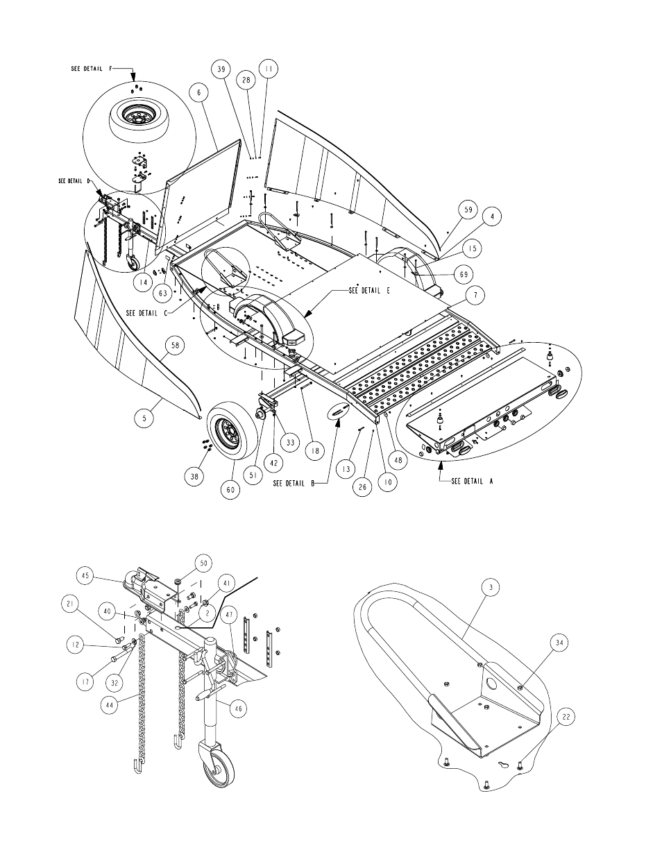 Diagram a detail d, Detail c | ShoreLand'r MC2000-03 V.1 User Manual | Page 2 / 6