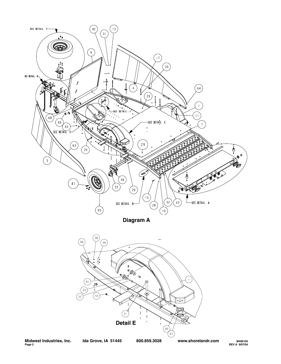 Diagram a detail e | ShoreLand'r MC2000 User Manual | Page 2 / 8