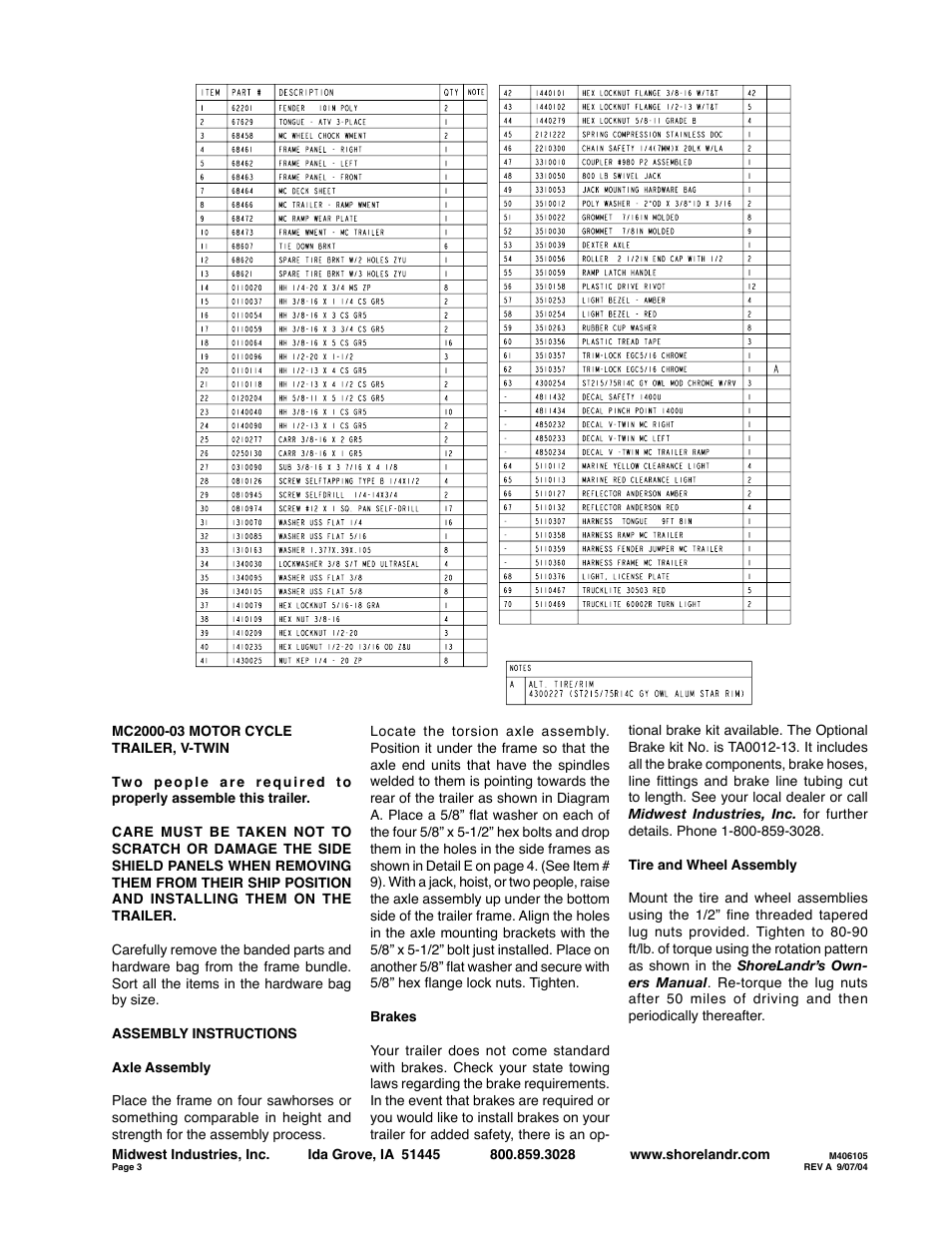 ShoreLand'r MC2000 User Manual | Page 3 / 8