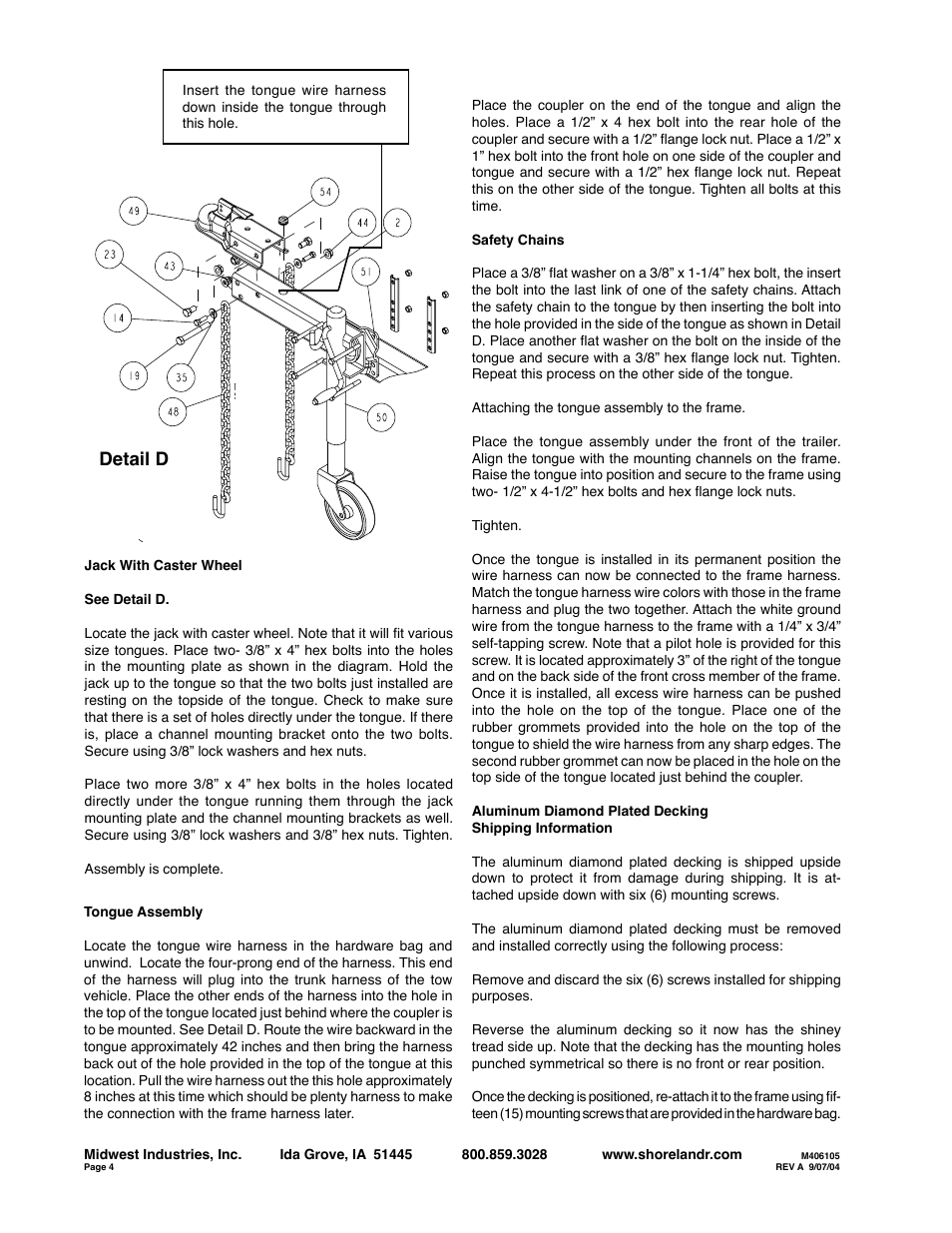 Detail d | ShoreLand'r MC2000 User Manual | Page 4 / 8