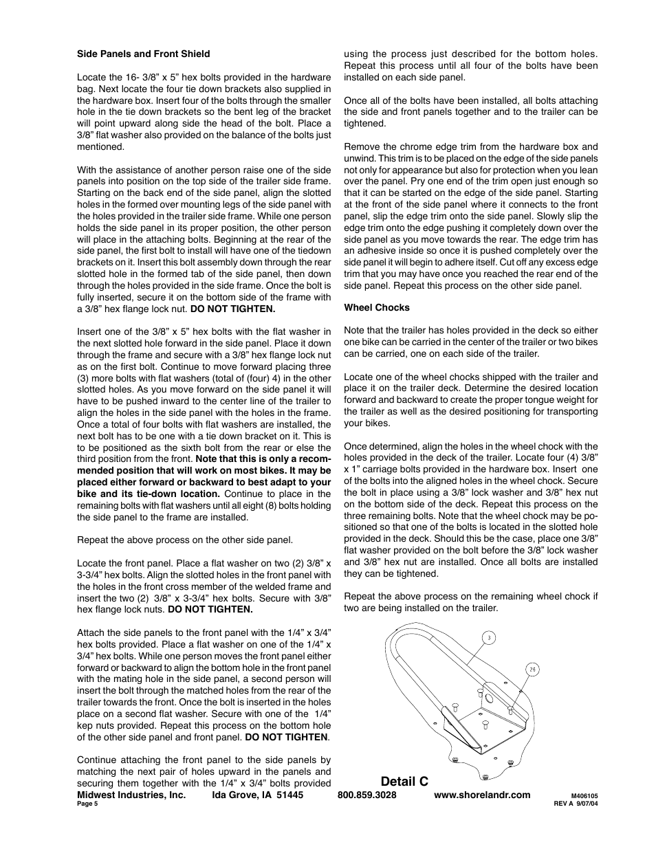 Detail c | ShoreLand'r MC2000 User Manual | Page 5 / 8