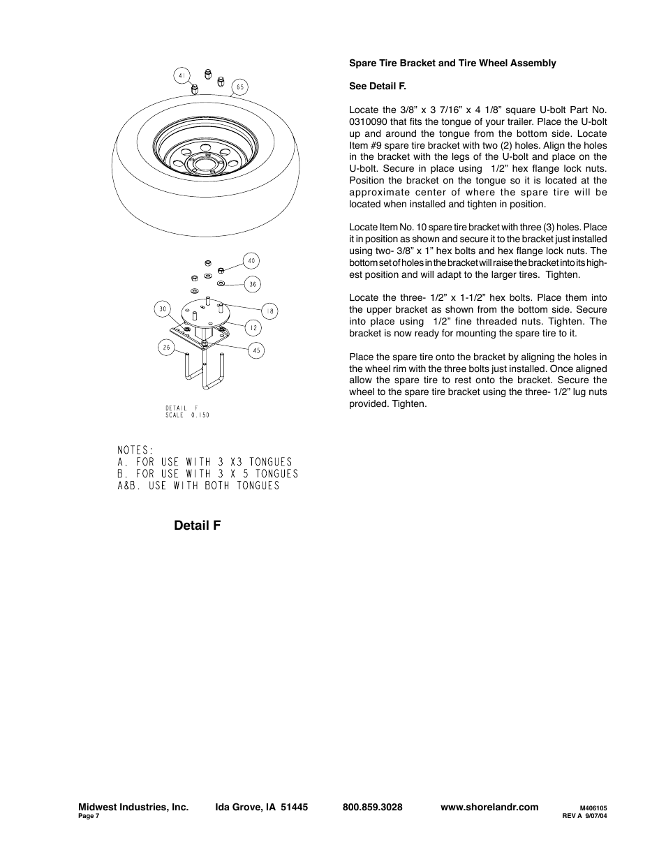 Detail f | ShoreLand'r MC2000 User Manual | Page 7 / 8