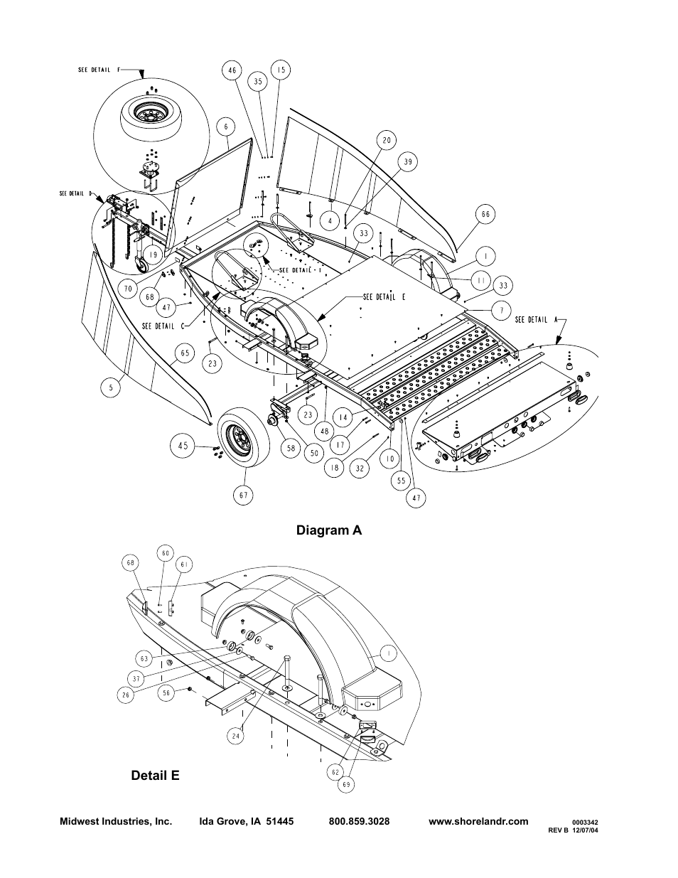 Diagram a detail e | ShoreLand'r MC2000-03 V.2 User Manual | Page 2 / 8