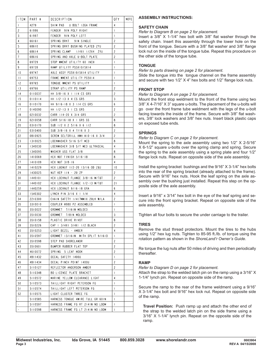ShoreLand'r PS5X14 User Manual | Page 3 / 4