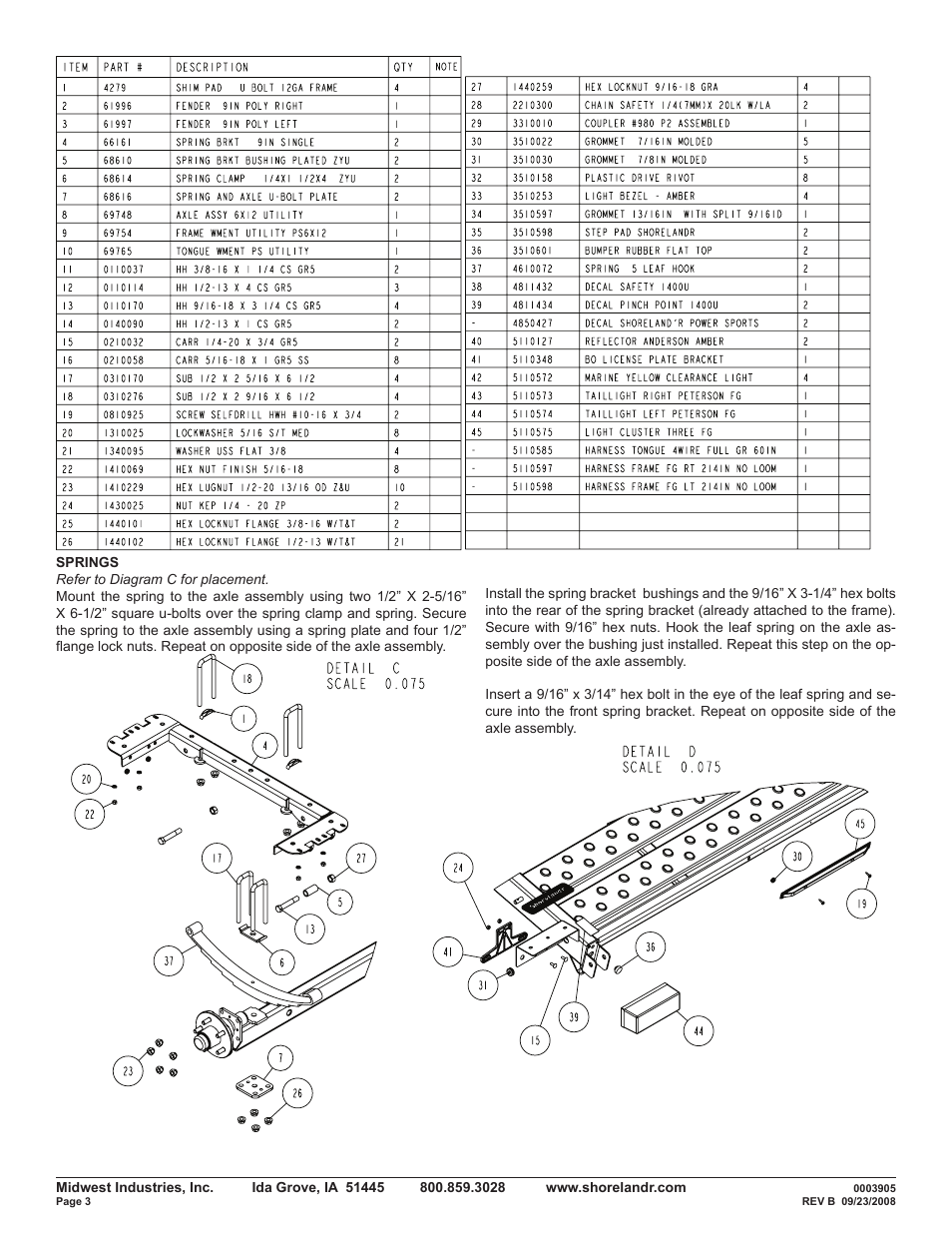 ShoreLand'r PS6X12 V.1 User Manual | Page 3 / 6