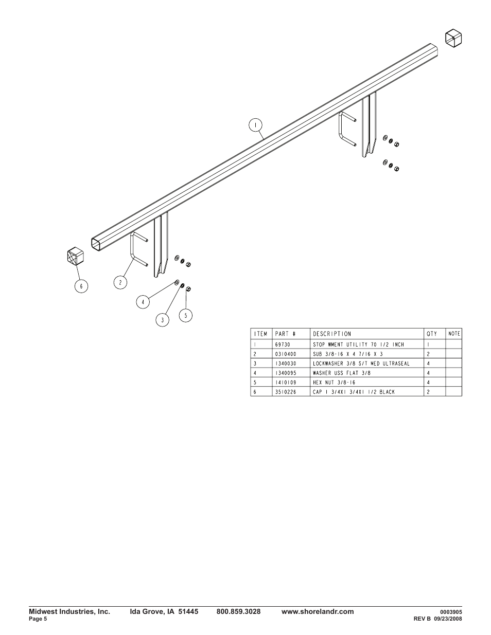 ShoreLand'r PS6X12 V.1 User Manual | Page 5 / 6