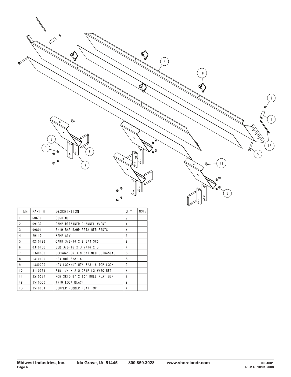 ShoreLand'r PS6X12SR V.1 User Manual | Page 6 / 6