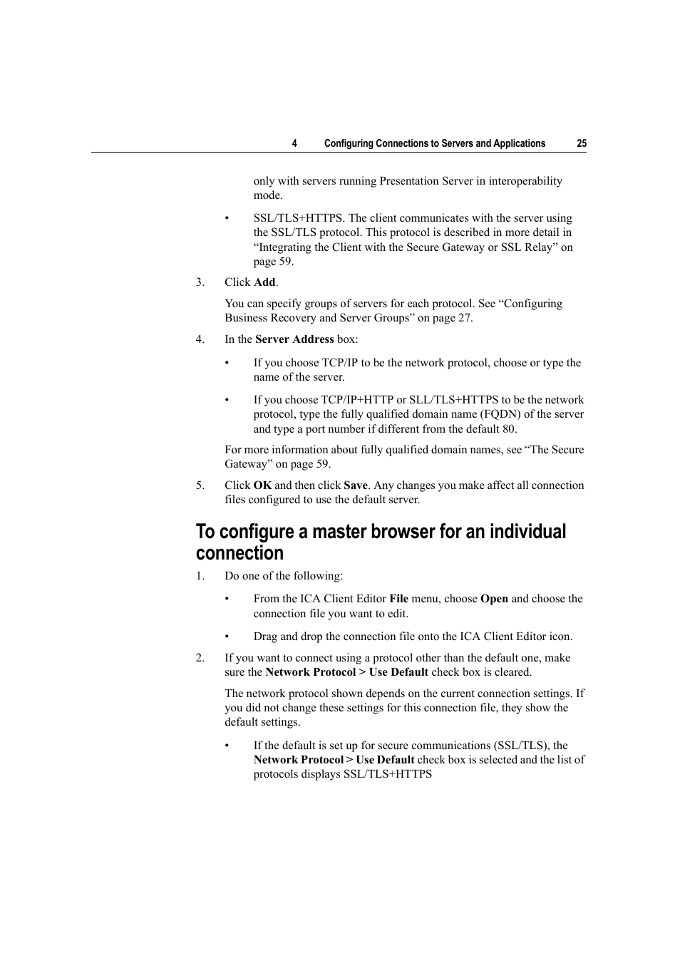 Citrix Systems Citrix Presentation Client for Macintosh 10 User Manual | Page 25 / 68