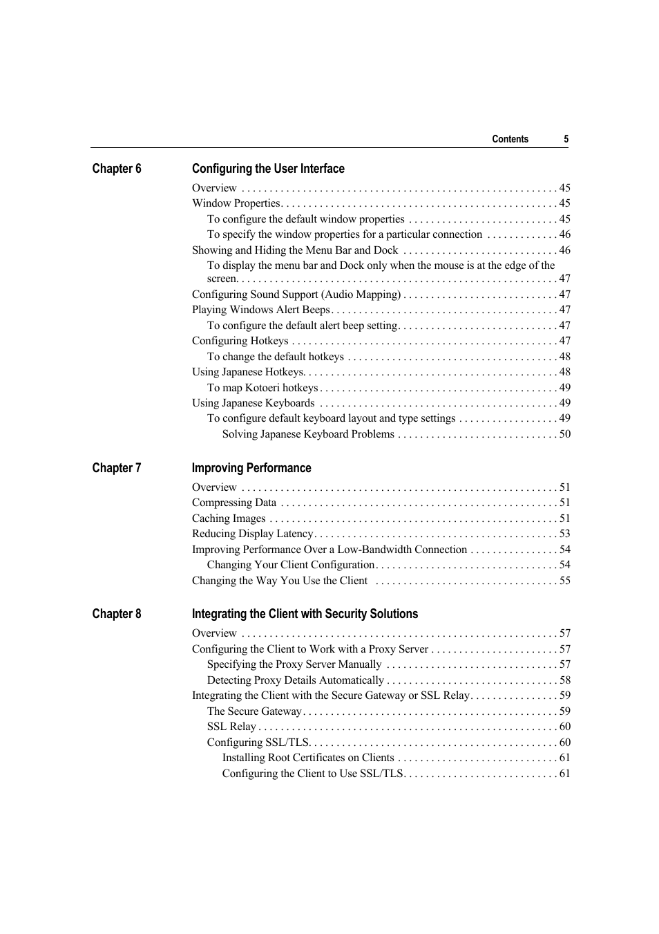 Citrix Systems Citrix Presentation Client for Macintosh 10 User Manual | Page 5 / 68