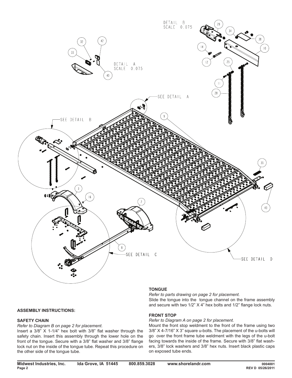 ShoreLand'r PS6X12SR V.2 User Manual | Page 2 / 6