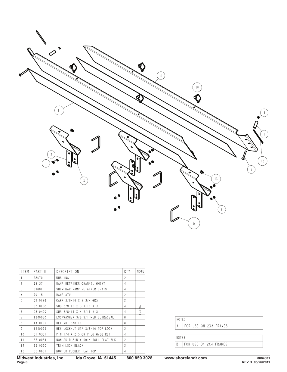 ShoreLand'r PS6X12SR V.2 User Manual | Page 6 / 6
