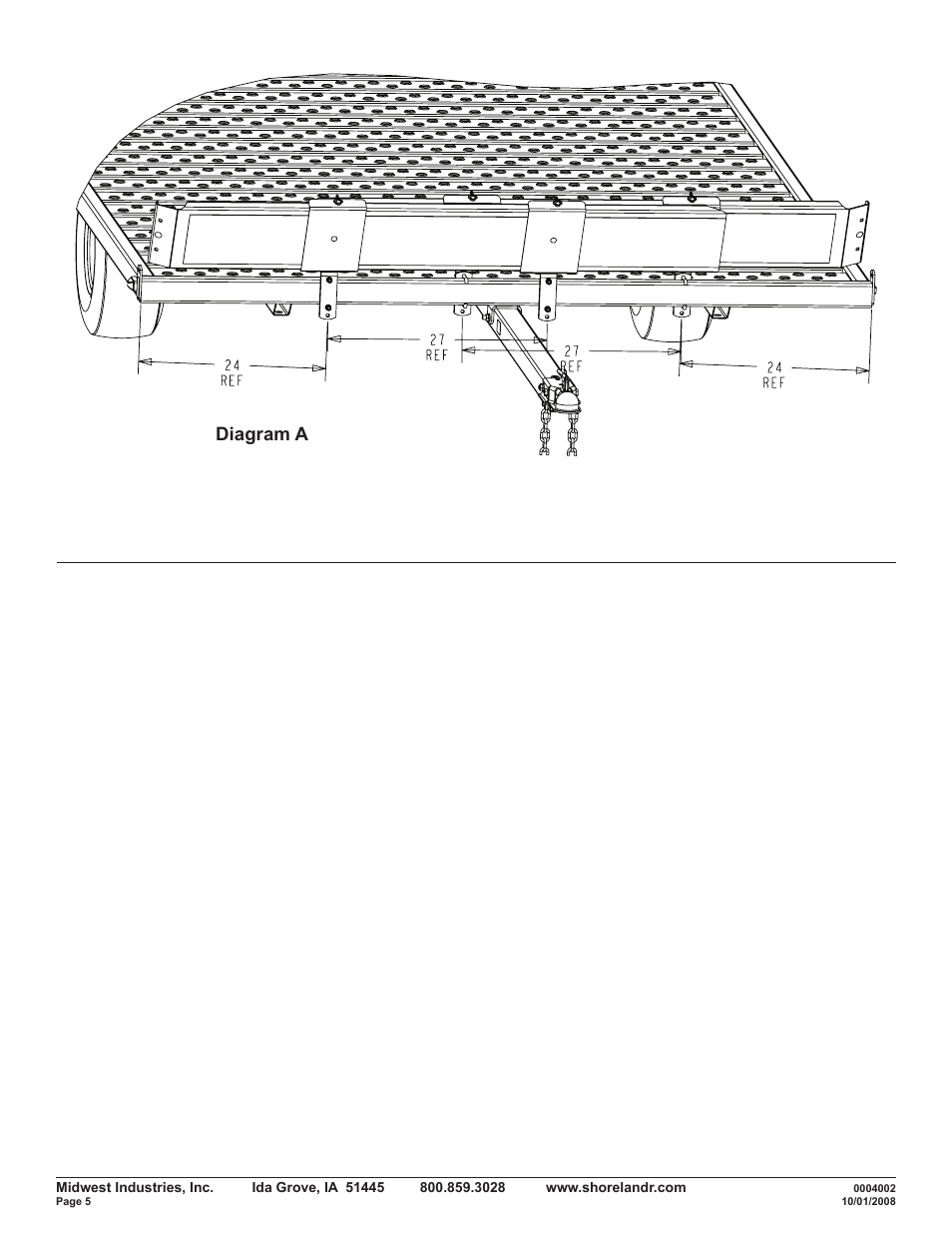 Diagram a | ShoreLand'r PS8X10 User Manual | Page 5 / 6