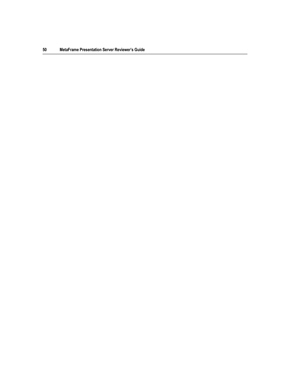 Citrix Systems MetaFrame Presentation Server User Manual | Page 50 / 97