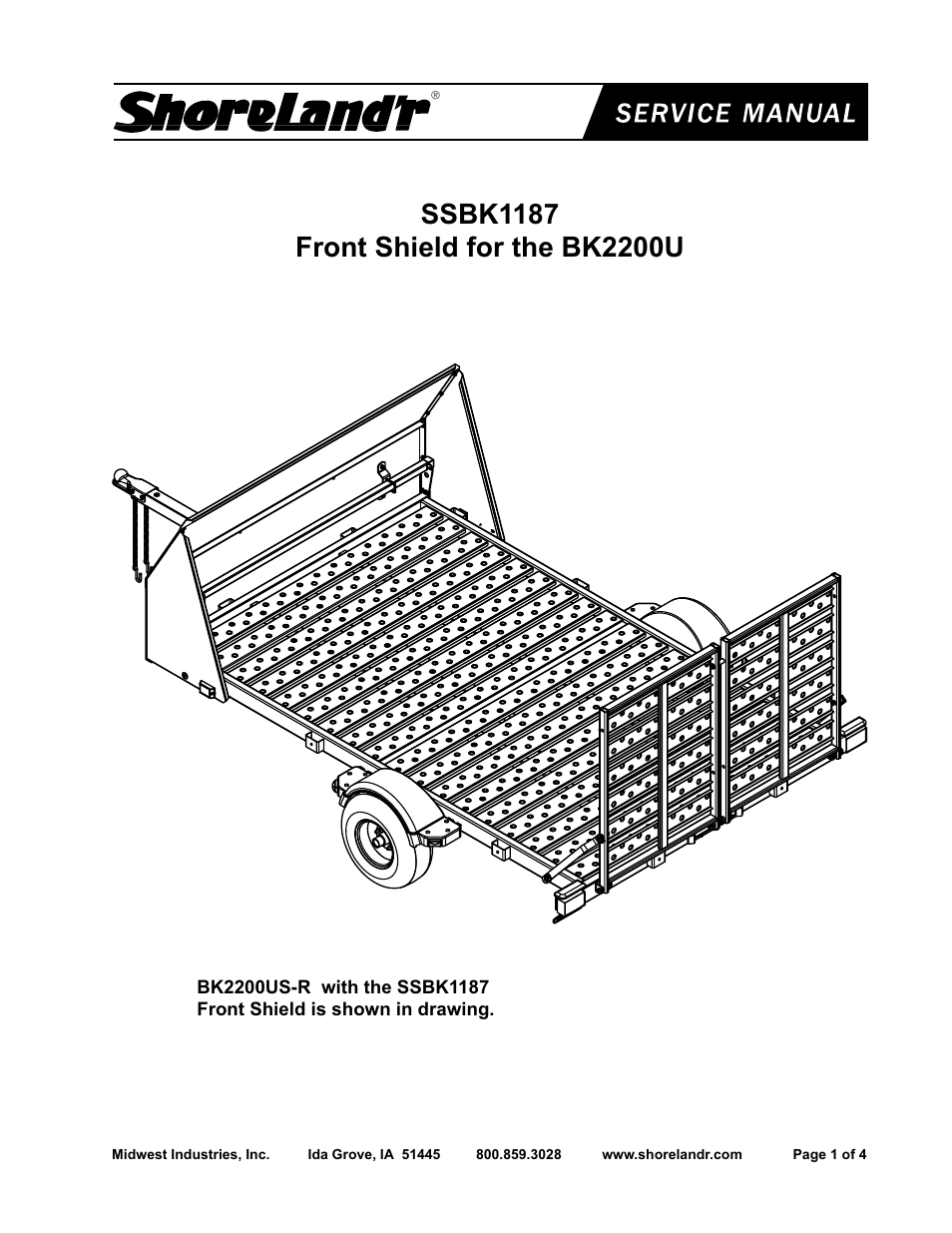 ShoreLand'r SSBK1187 User Manual | 4 pages