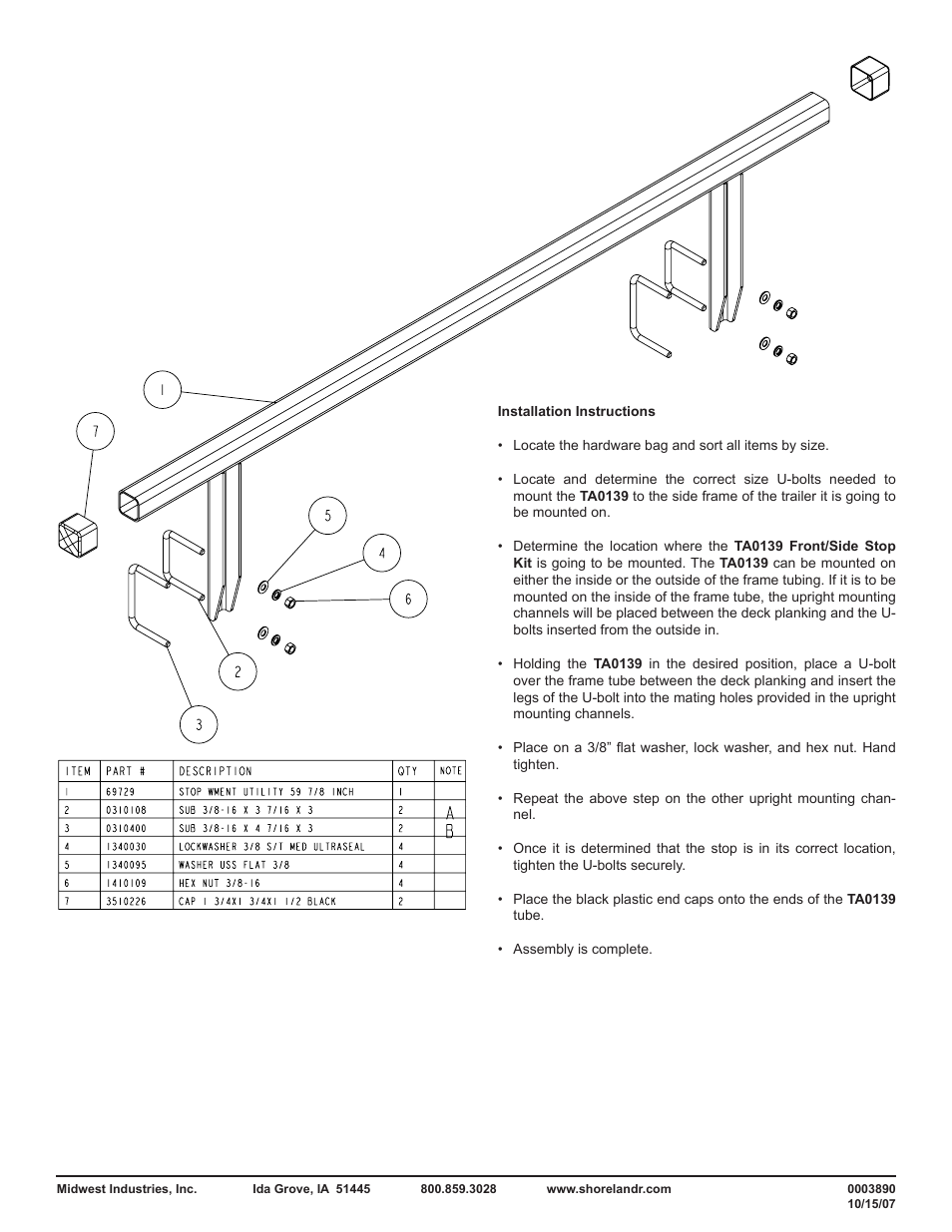 ShoreLand'r TA0139 User Manual | Page 2 / 2