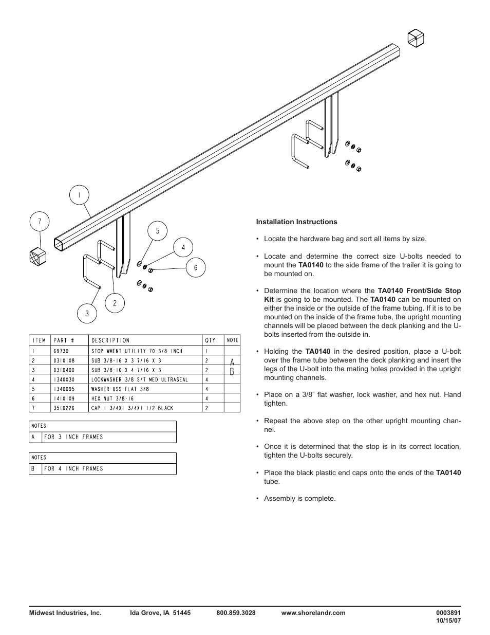 ShoreLand'r TA0140 User Manual | Page 2 / 2