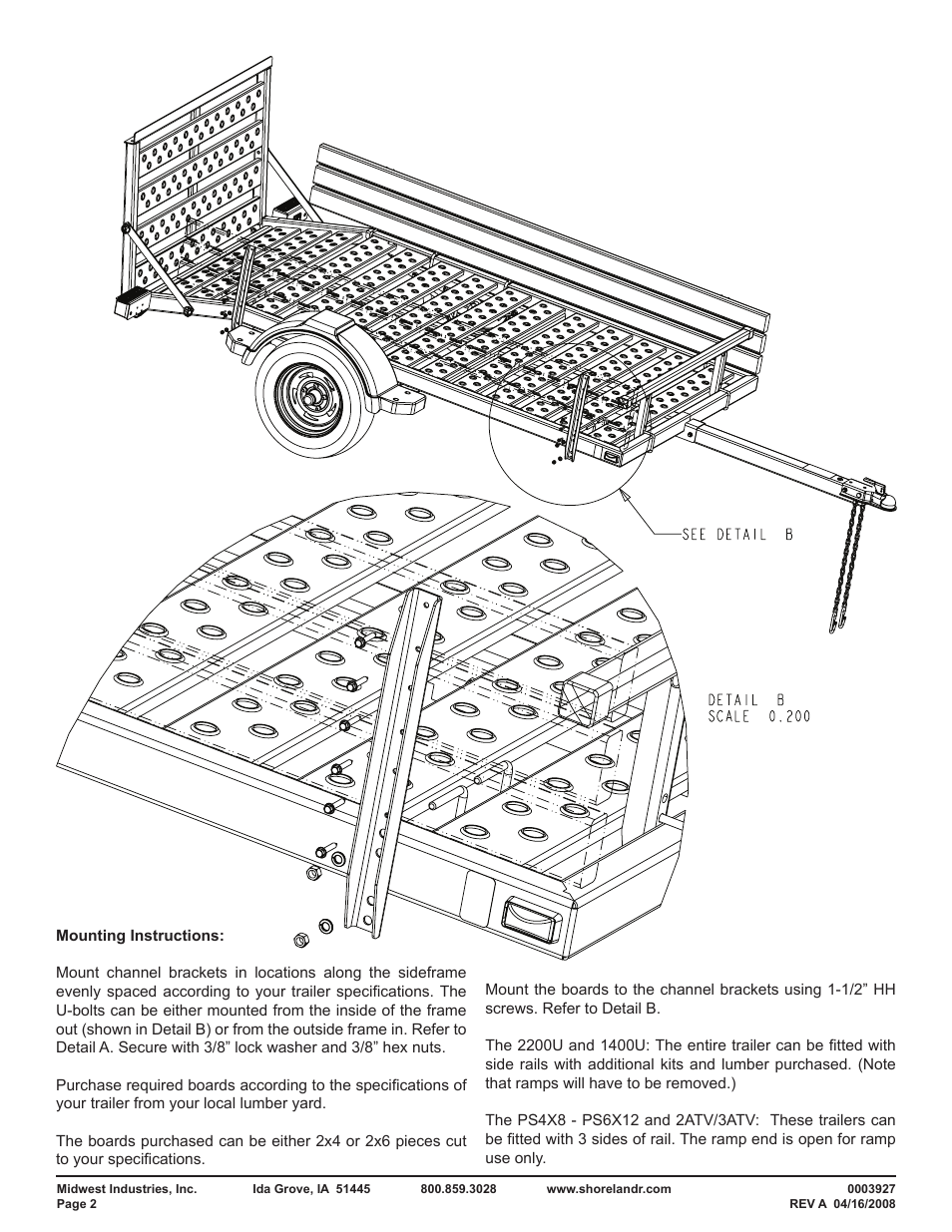 ShoreLand'r TA0152 User Manual | Page 2 / 2