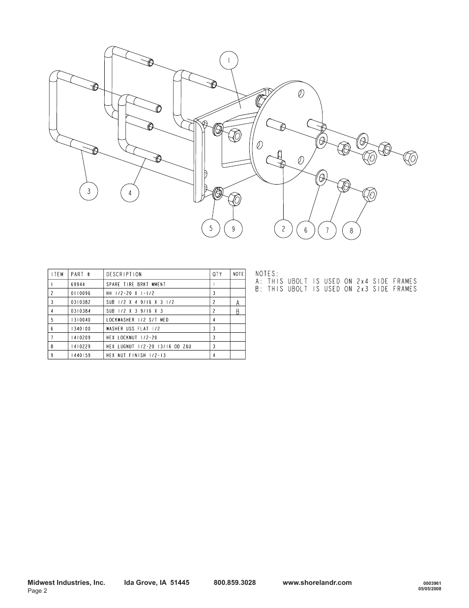 ShoreLand'r TA0153-03 User Manual | Page 2 / 2