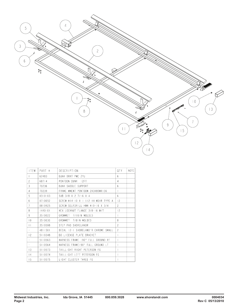 ShoreLand'r PT1720 V.1 User Manual | Page 2 / 9