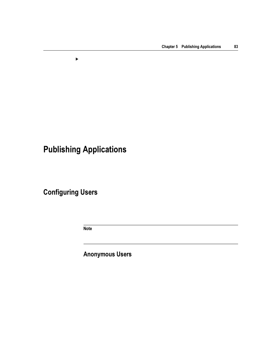 3xeolvklqj $ssolfdwlrqv, Rqiljxulqj 8vhuv, Qrq\prxv 8vhuv | Citrix Systems Citrix MetaFrame Application for Windows 1.8 User Manual | Page 103 / 169
