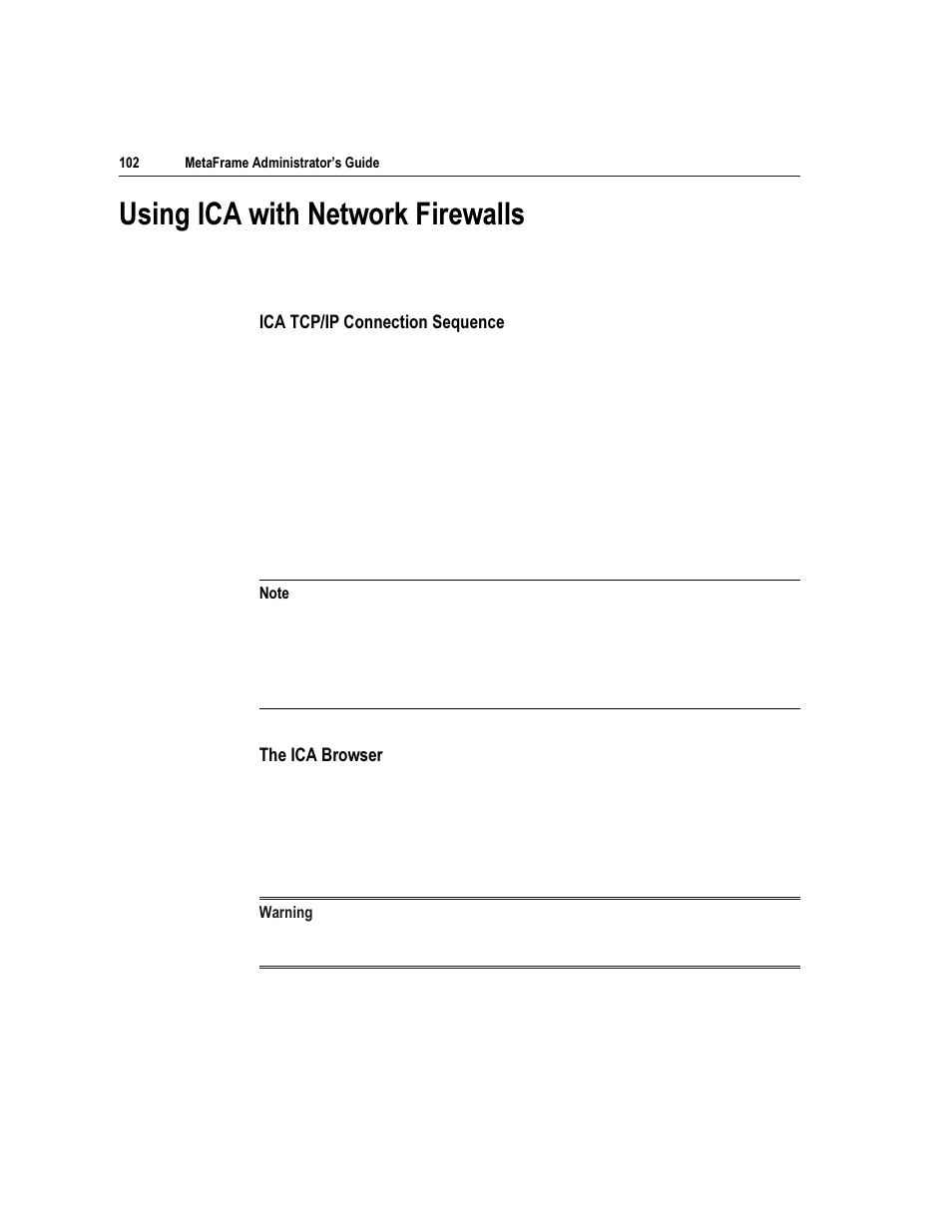 8vlqj ,&$ zlwk 1hwzrun )luhzdoov | Citrix Systems Citrix MetaFrame Application for Windows 1.8 User Manual | Page 122 / 169