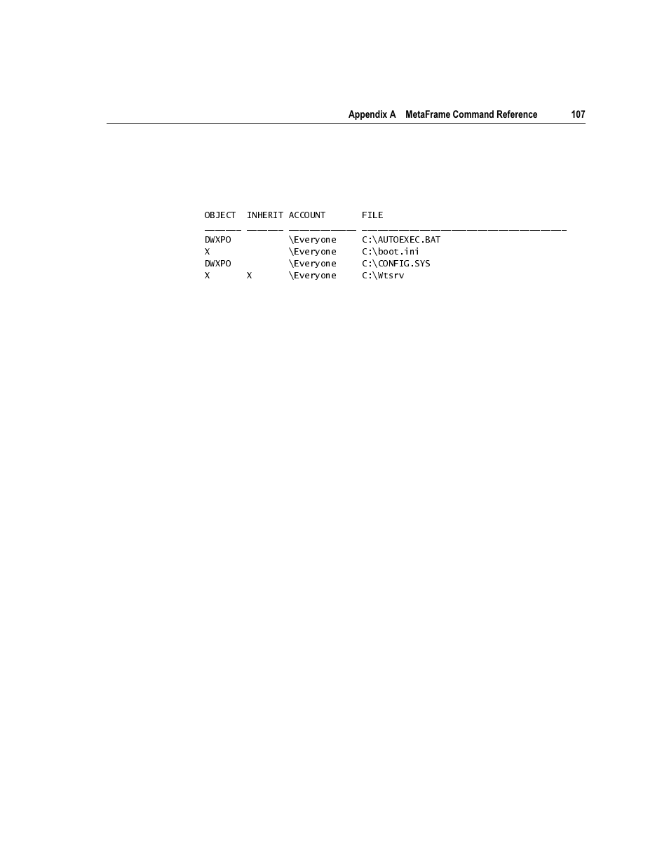 Citrix Systems Citrix MetaFrame Application for Windows 1.8 User Manual | Page 127 / 169