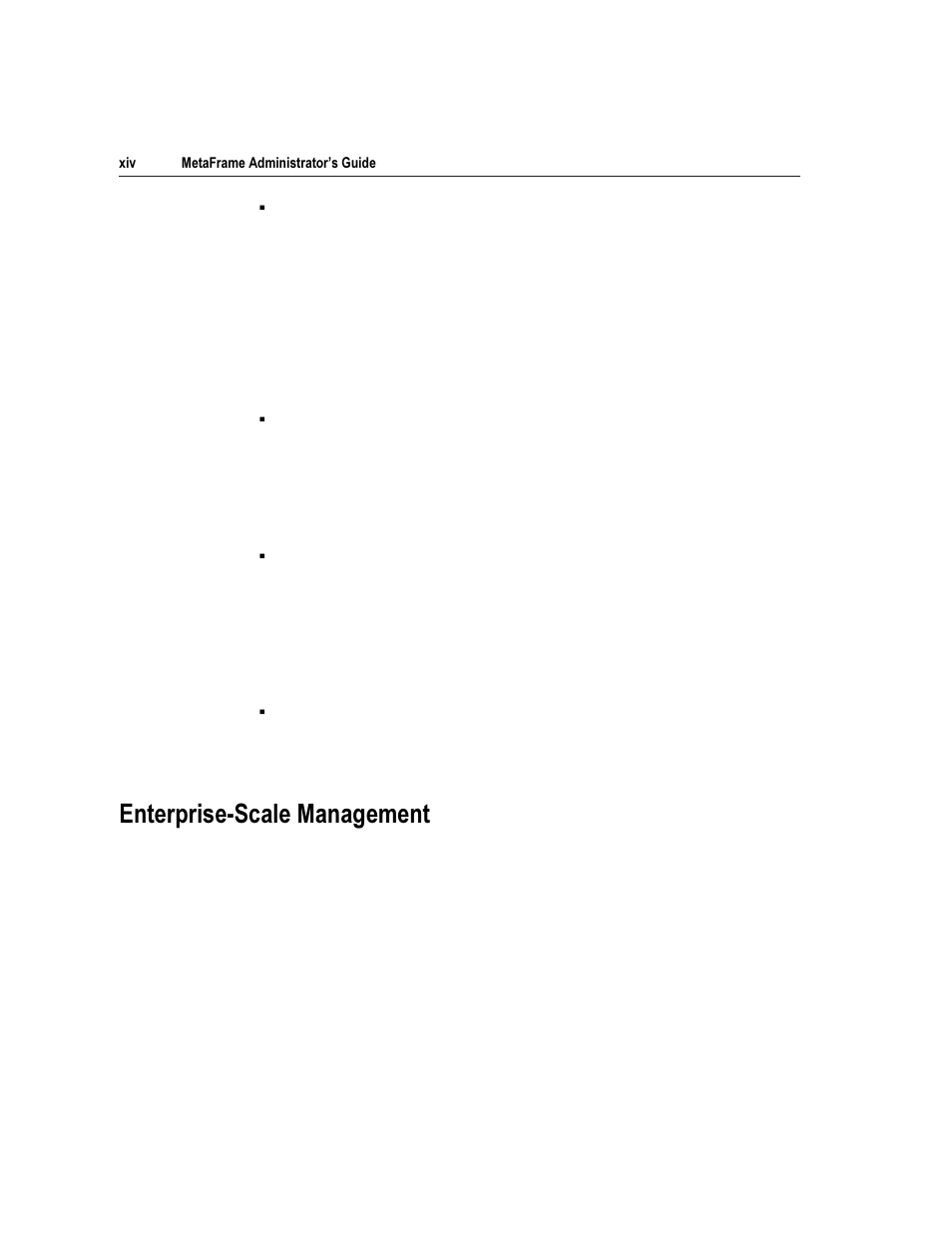 Qwhusulvh6fdoh 0dqdjhphqw | Citrix Systems Citrix MetaFrame Application for Windows 1.8 User Manual | Page 14 / 169