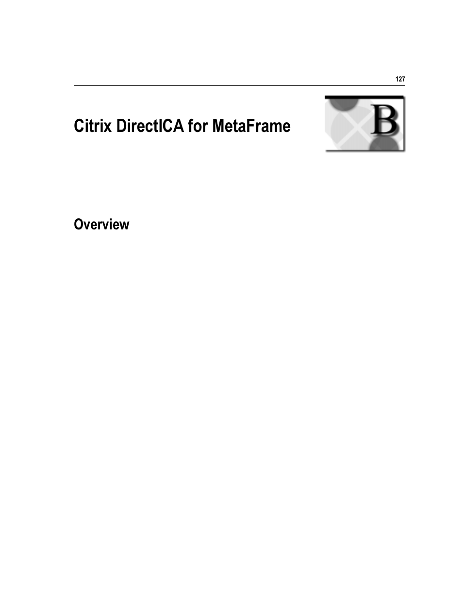 Lwul[ 'luhfw,&$ iru 0hwd)udph, 2yhuylhz | Citrix Systems Citrix MetaFrame Application for Windows 1.8 User Manual | Page 147 / 169