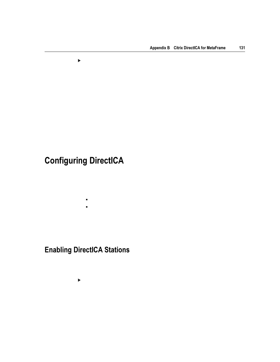 Rqiljxulqj 'luhfw, Qdeolqj 'luhfw,&$ 6wdwlrqv | Citrix Systems Citrix MetaFrame Application for Windows 1.8 User Manual | Page 151 / 169