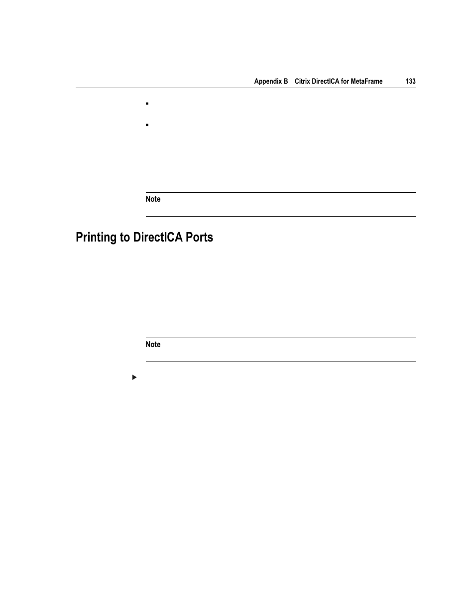 3ulqwlqj wr 'luhfw,&$ 3ruwv | Citrix Systems Citrix MetaFrame Application for Windows 1.8 User Manual | Page 153 / 169