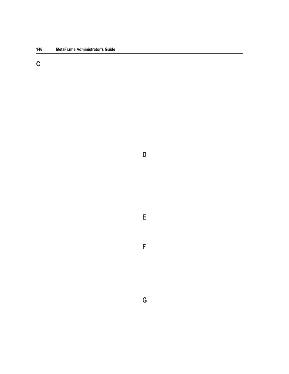 Citrix Systems Citrix MetaFrame Application for Windows 1.8 User Manual | Page 166 / 169