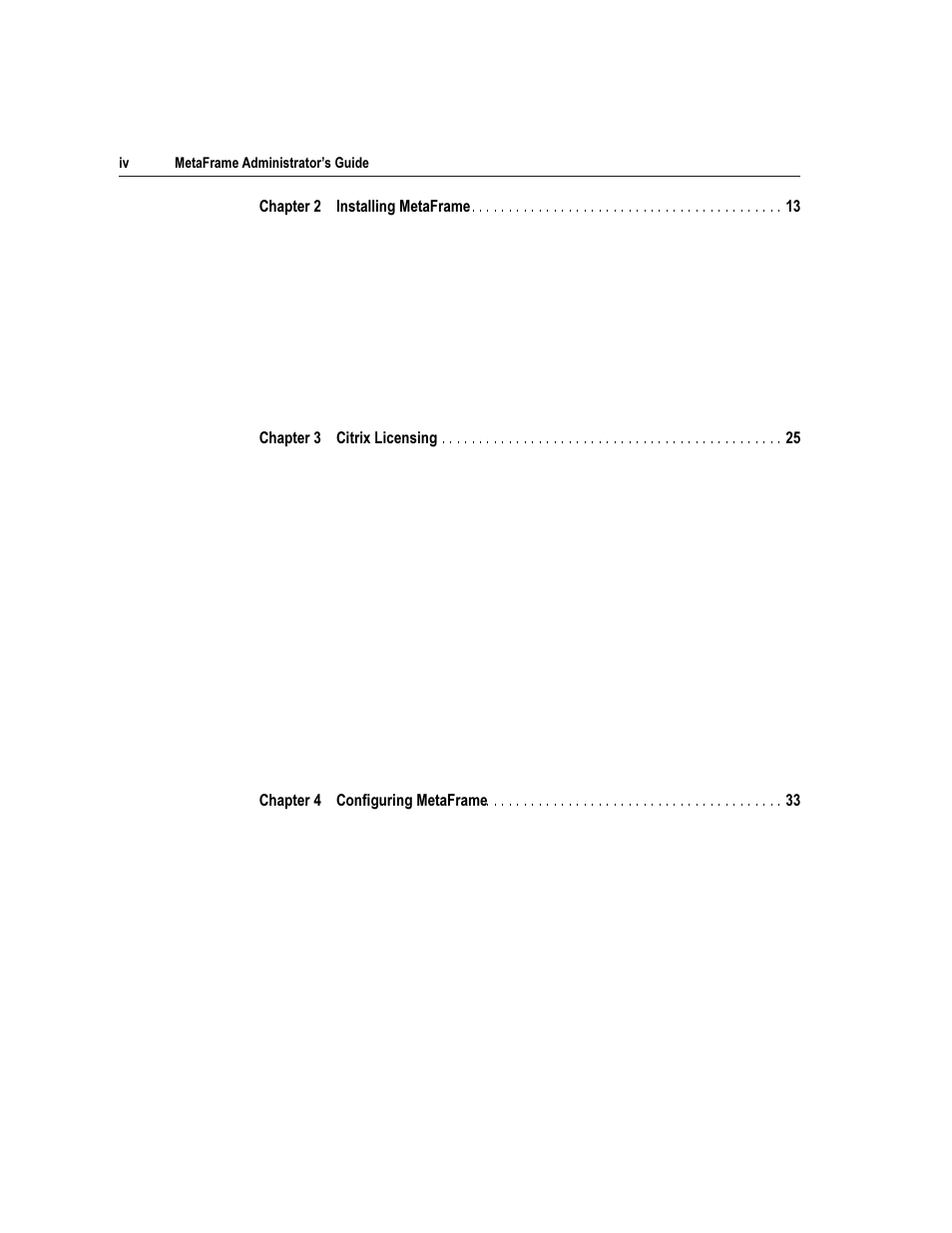 Citrix Systems Citrix MetaFrame Application for Windows 1.8 User Manual | Page 4 / 169