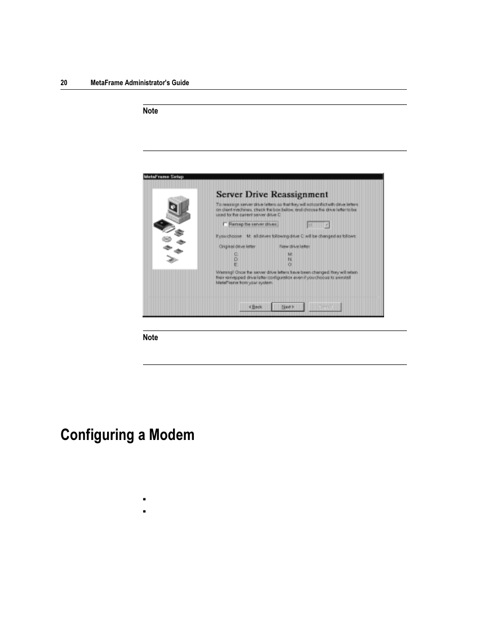 Rqiljxulqj d 0rghp | Citrix Systems Citrix MetaFrame Application for Windows 1.8 User Manual | Page 40 / 169