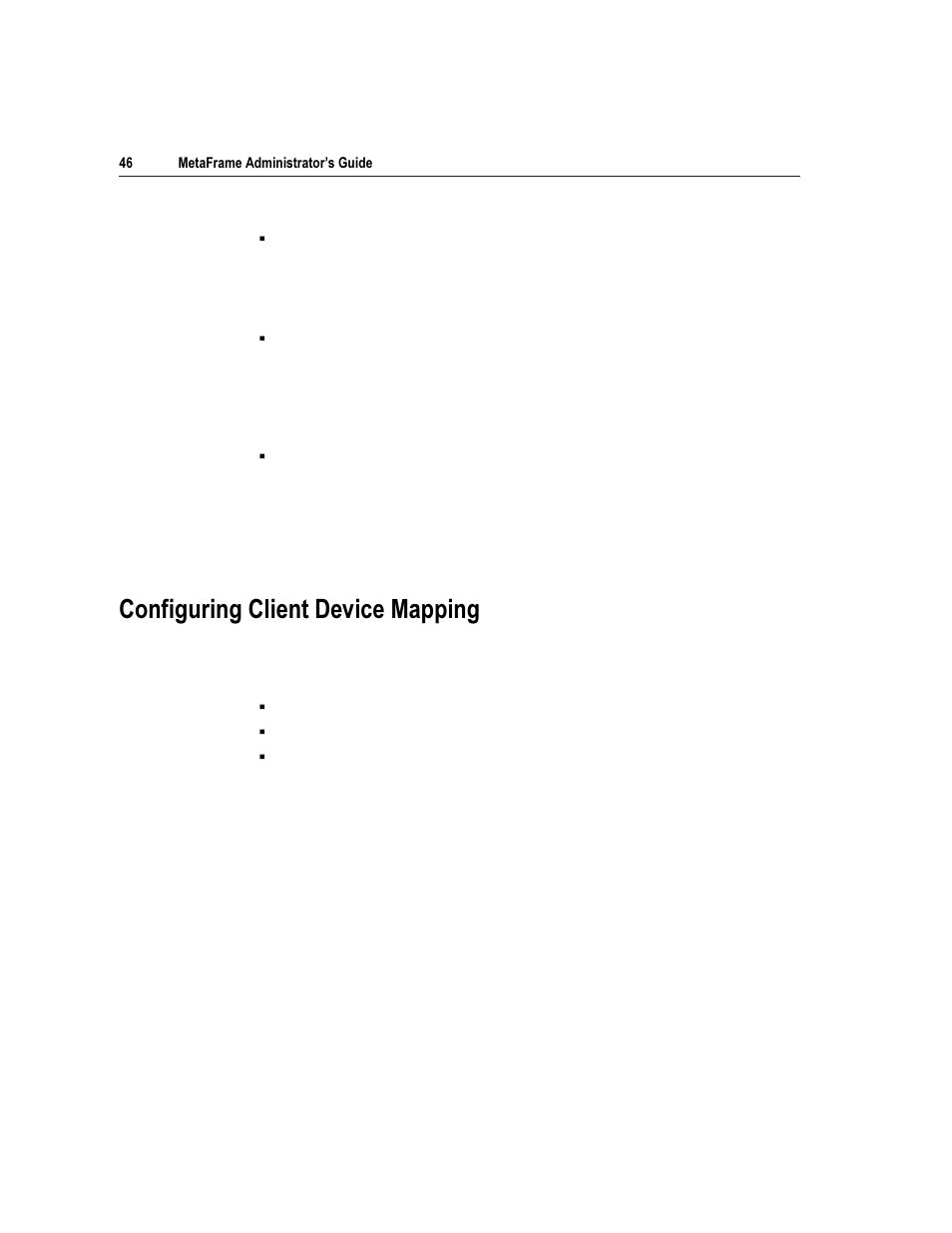 Rqiljxulqj &olhqw 'hylfh 0dsslqj | Citrix Systems Citrix MetaFrame Application for Windows 1.8 User Manual | Page 66 / 169