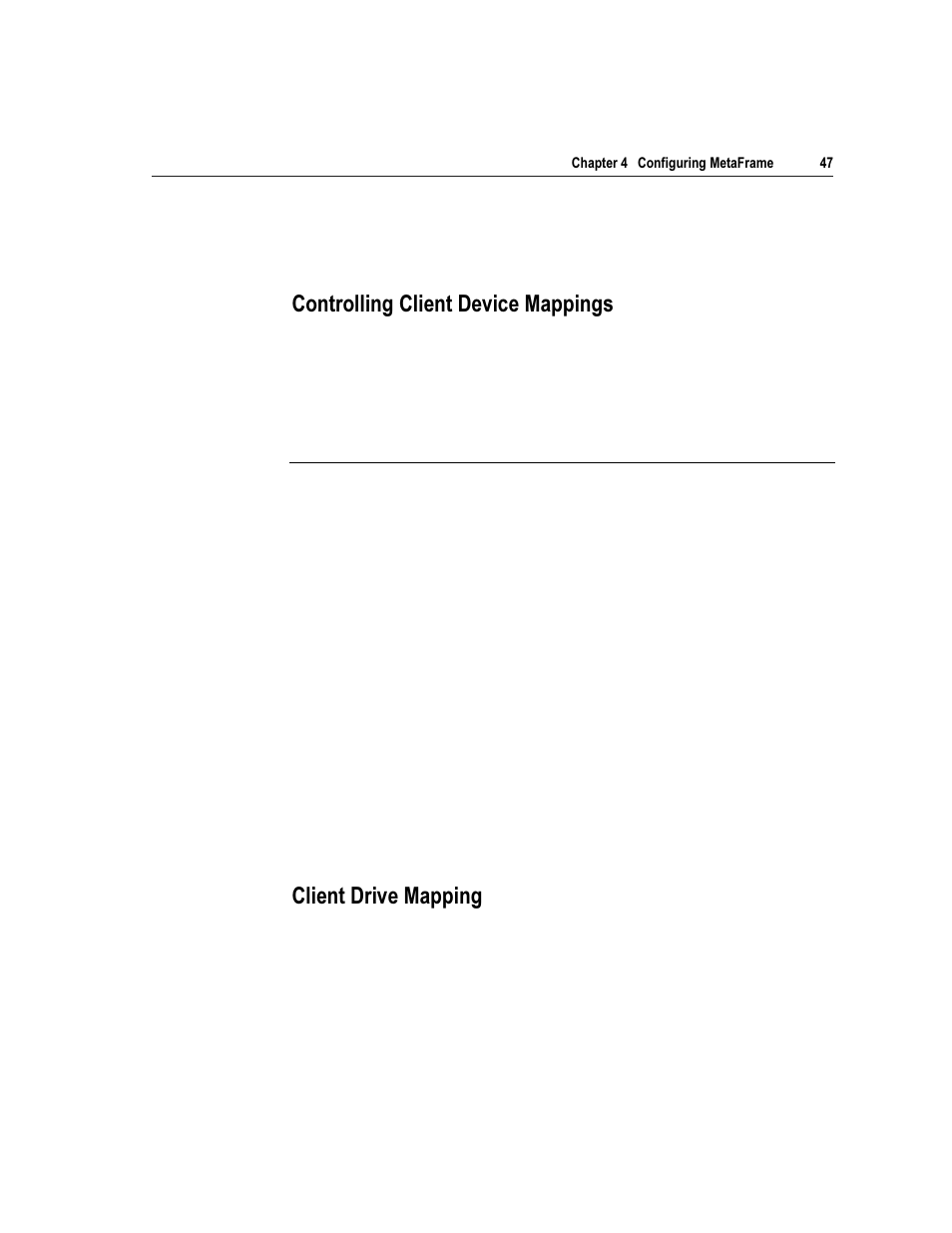 Rqwuroolqj &olhqw 'hylfh 0dsslqjv, Olhqw 'ulyh 0dsslqj | Citrix Systems Citrix MetaFrame Application for Windows 1.8 User Manual | Page 67 / 169
