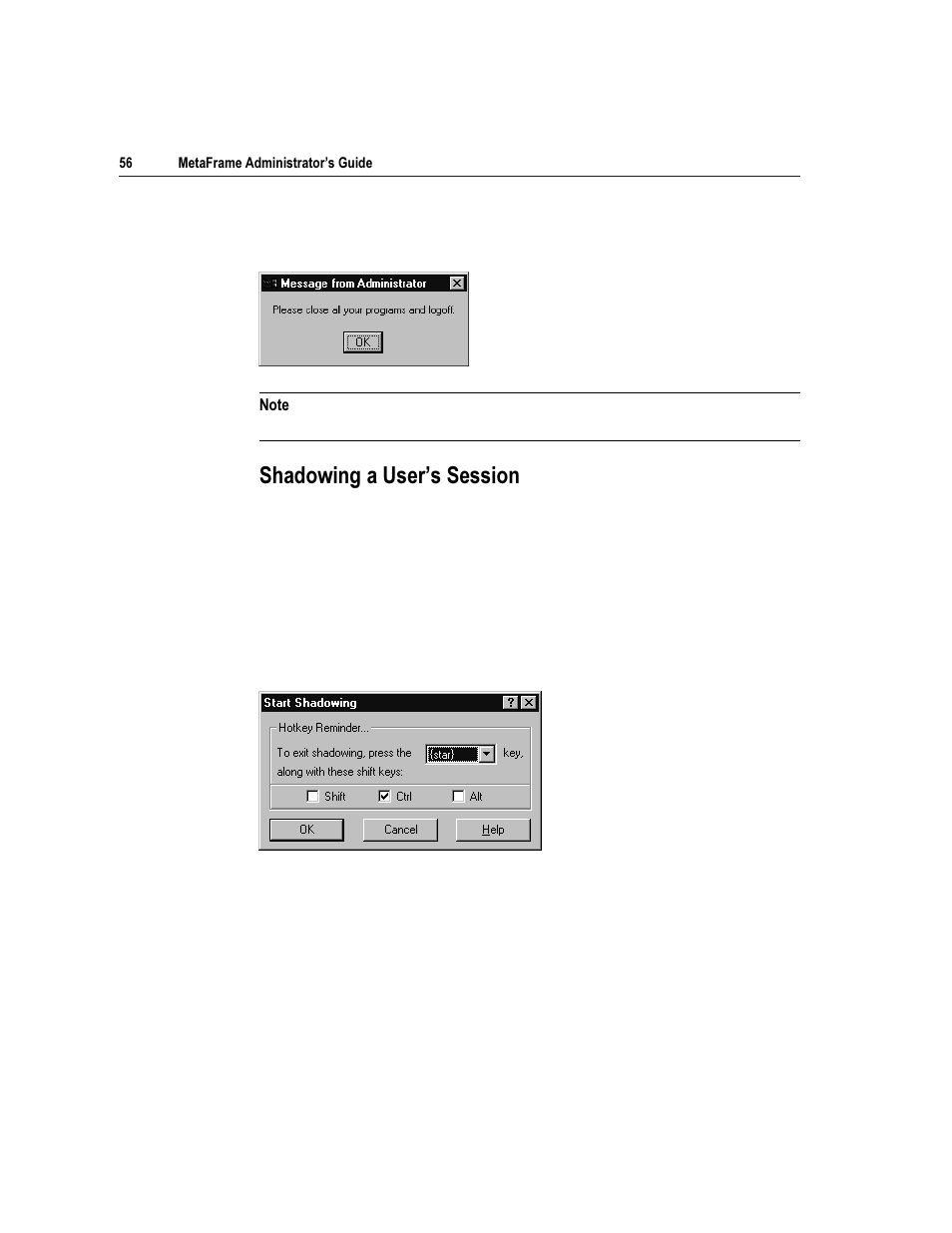 6kdgrzlqj d 8vhuªv 6hvvlrq | Citrix Systems Citrix MetaFrame Application for Windows 1.8 User Manual | Page 76 / 169