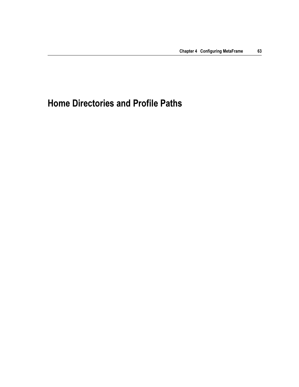 Rph 'luhfwrulhv dqg 3uriloh 3dwkv | Citrix Systems Citrix MetaFrame Application for Windows 1.8 User Manual | Page 83 / 169