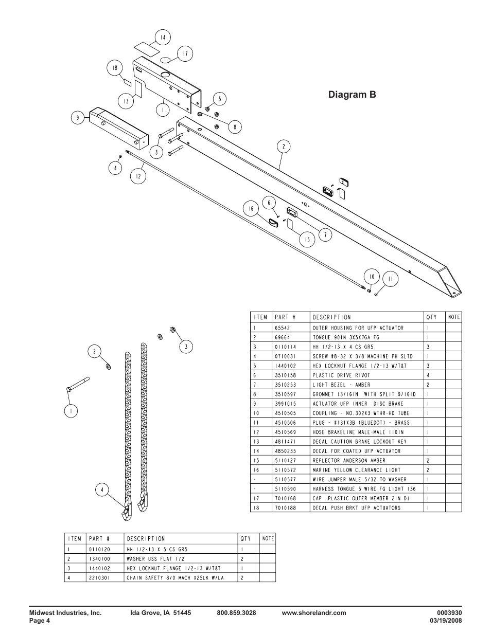 Diagram b | ShoreLand'r PT1922B User Manual | Page 4 / 8