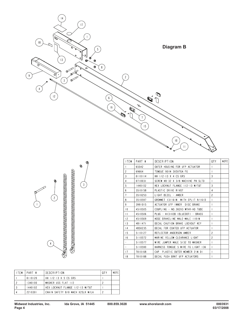 Diagram b | ShoreLand'r PT1925AB User Manual | Page 4 / 8