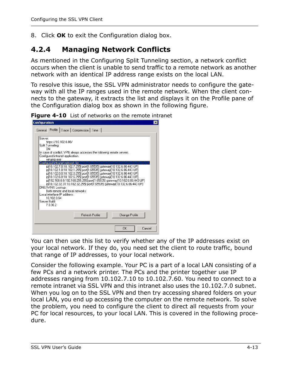 4 managing network conflicts -13, Ion 4.2.4, “managing network conflicts, 4 managing network conflicts | Citrix Systems 9000 Series User Manual | Page 47 / 67