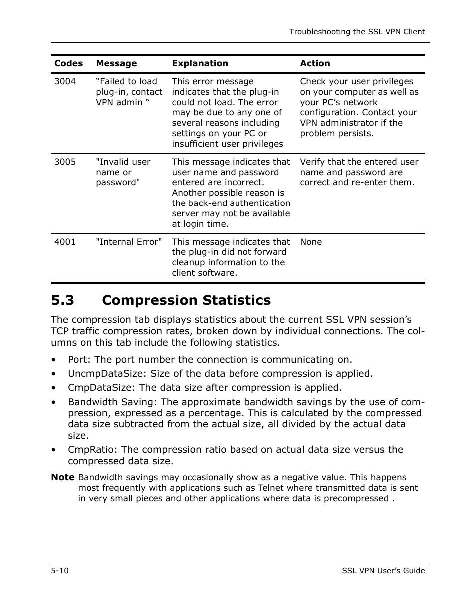 3 compression statistics, 3 compression statistics -10 | Citrix Systems 9000 Series User Manual | Page 60 / 67