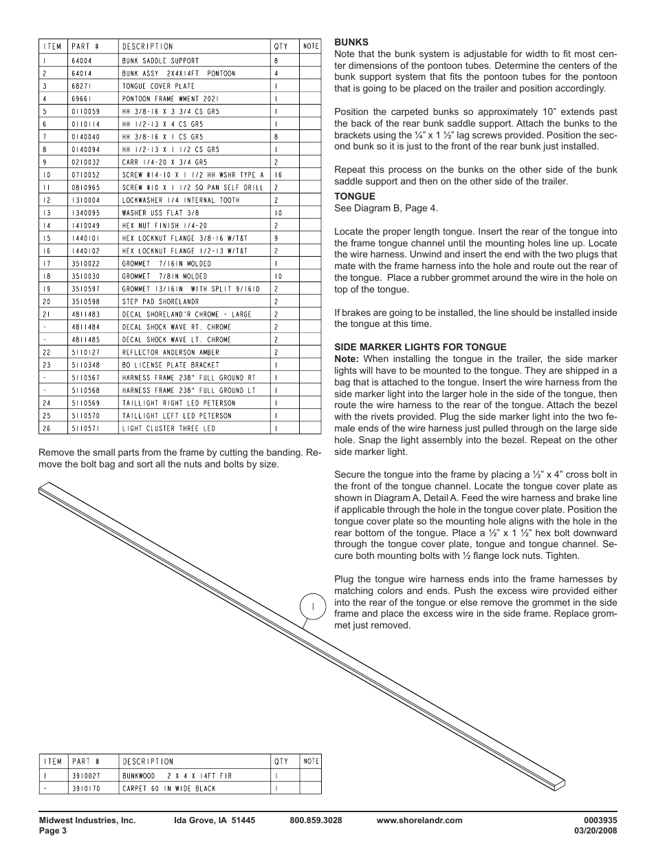 ShoreLand'r PT2125AB User Manual | Page 3 / 8