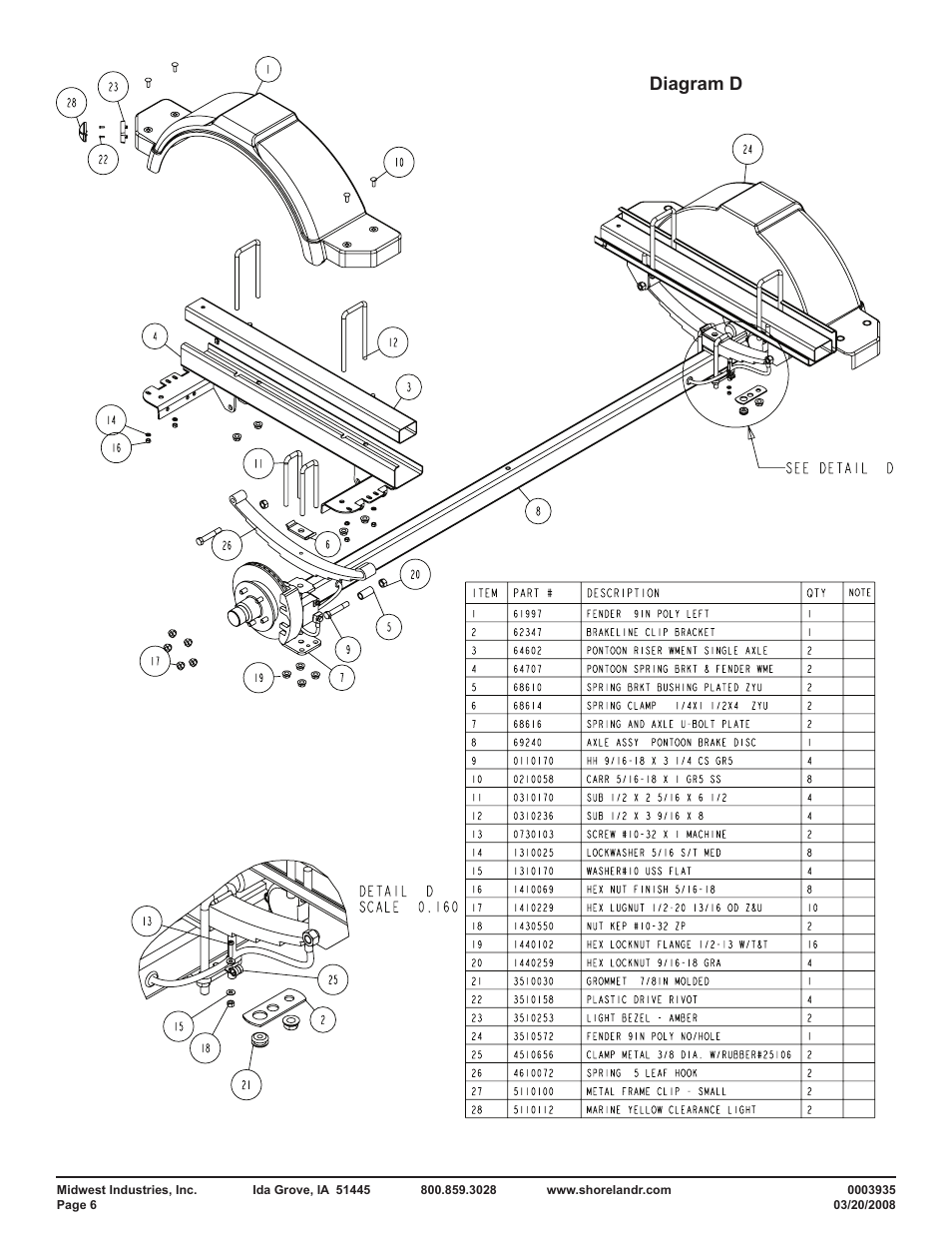 Diagram d | ShoreLand'r PT2125AB User Manual | Page 6 / 8