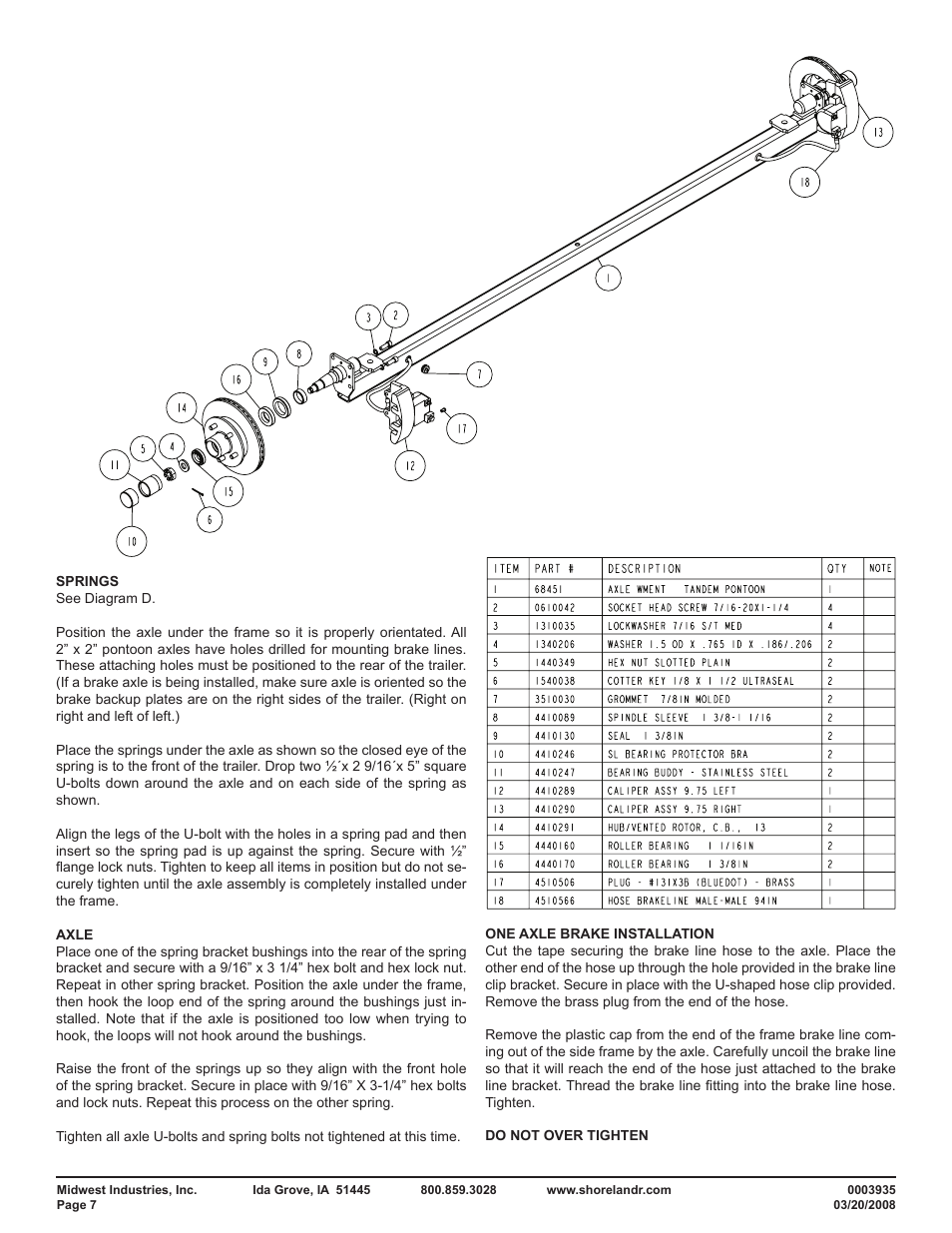 ShoreLand'r PT2125AB User Manual | Page 7 / 8