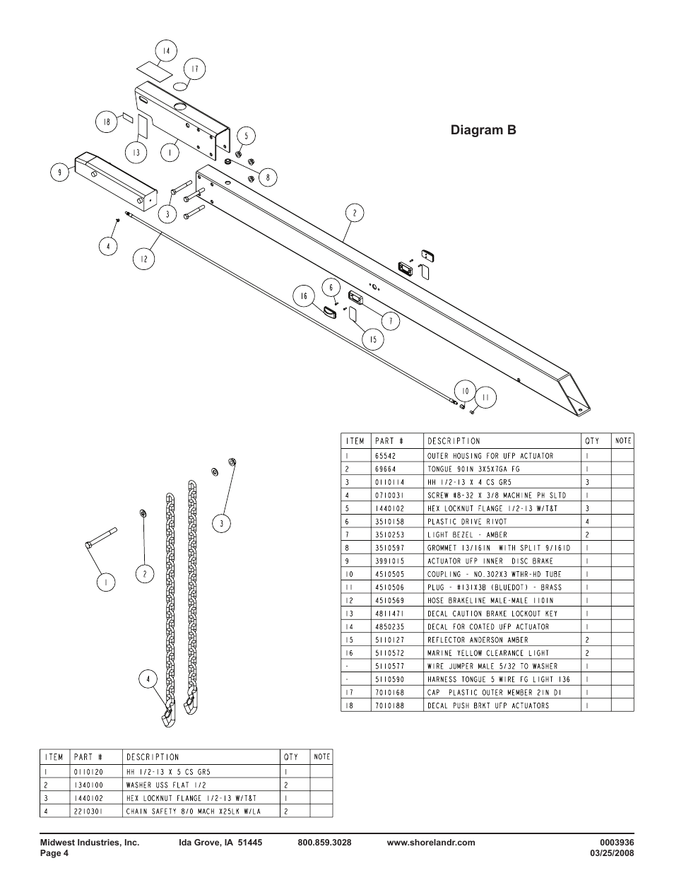 Diagram b | ShoreLand'r PT2147TAB User Manual | Page 4 / 10